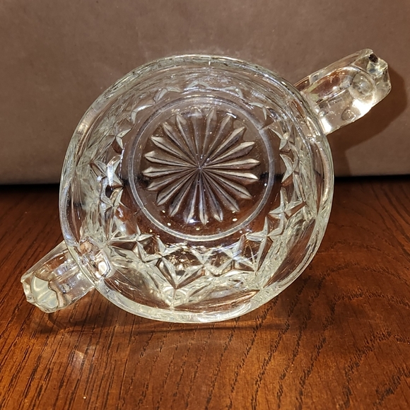 Vintage Bartlett Collins Etched Glass Footed Creamer and Sugar Bowl - Picture 12 of 16